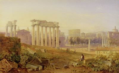 Across the Forum, Rome by Hugh William Williams